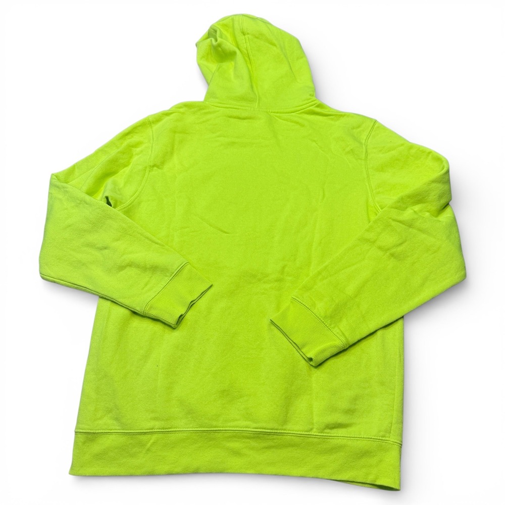 VTG Y2K Naruto Ichiraku Ramen Neon Green Graphic Hoodie Sweatshirt Mens‎ Large - Picture 6 of 9